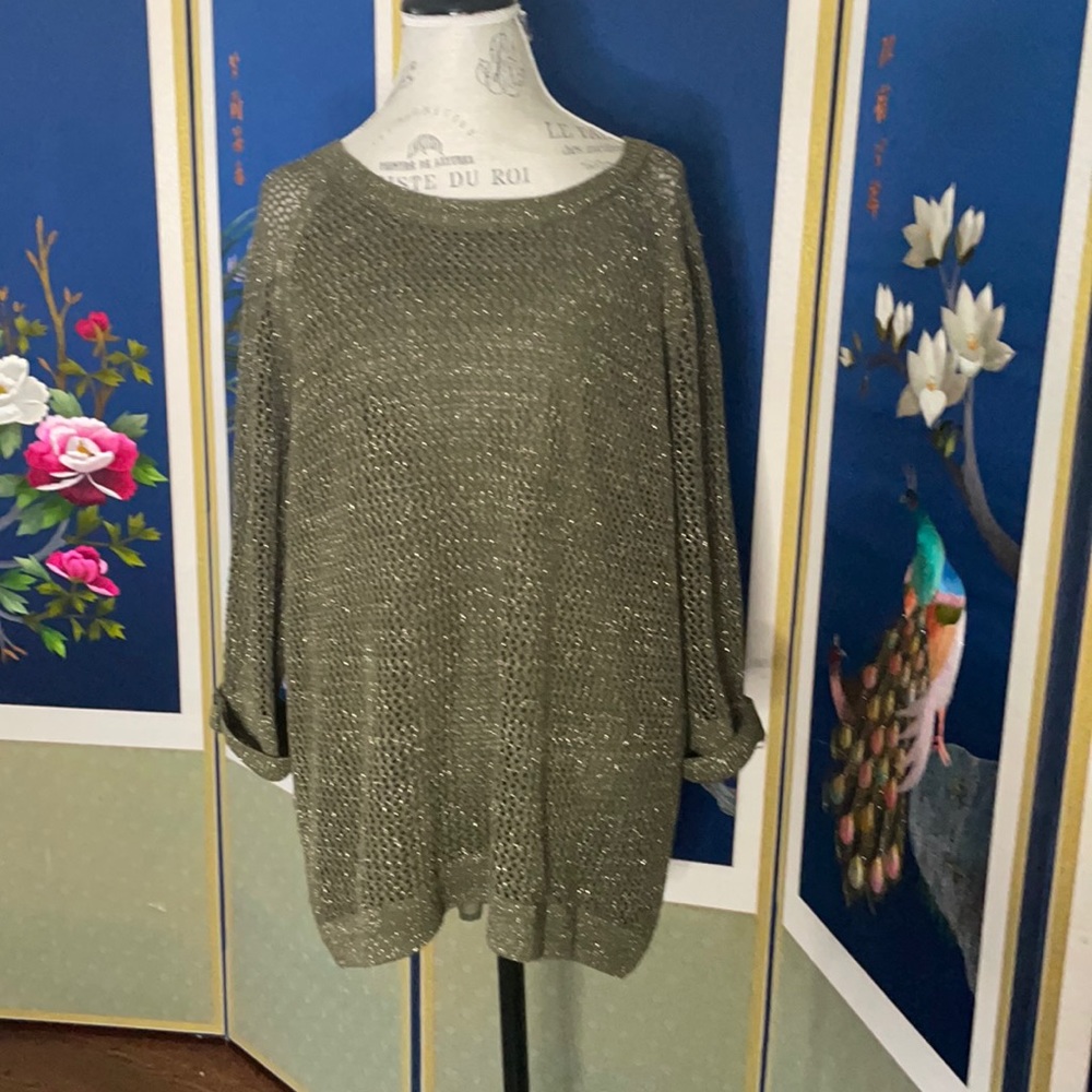 Fancy Olive Sweater